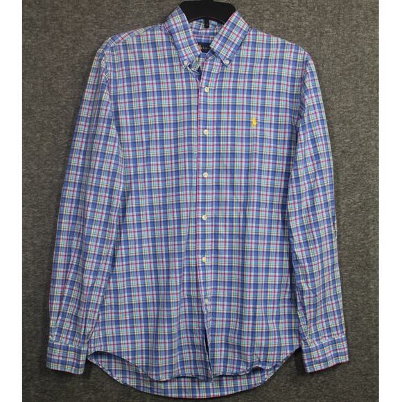 Ralph Lauren Other - Polo Ralph Lauren Dress Shirt Mens Small Multi Color Plaid Cotton Button Up